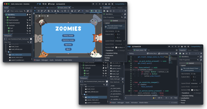 Godot interface